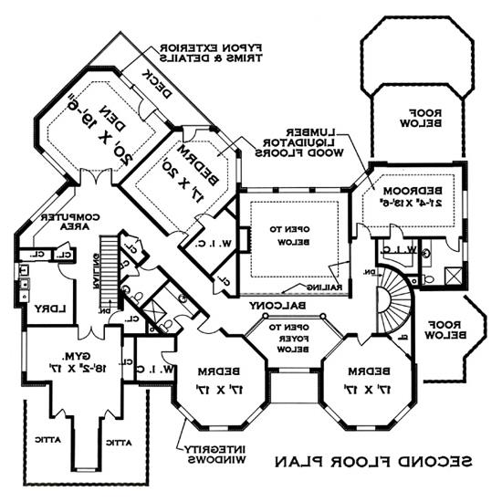 Second Floor Plan image of Islip 2903 House Plan